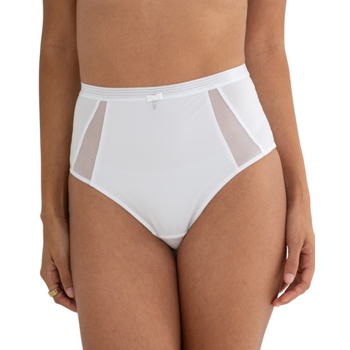 Pour Moi Viva Luxe High Waist Light Control Brief - White