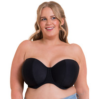 Curvy Kate Luxe-Updated Strapless Bra – Jet Black – 32H