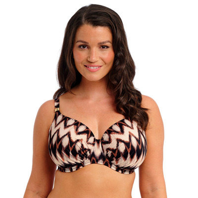 Fantasie Sabana Gathered Full Cup Bikini Top - Copper Tint
