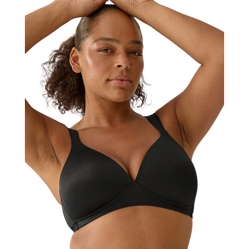 Naturana The Wednesday Padded Non Wired T-Shirt Bra - Black
