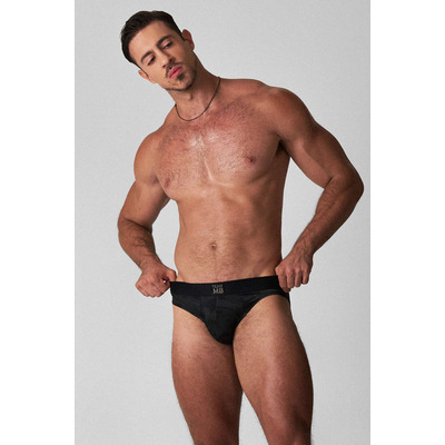 Image of TEAMM8 M8 Bamboo Brief - Charcoal