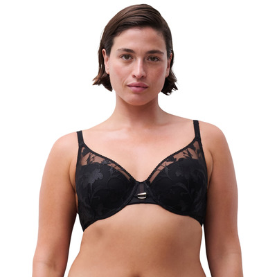 Chantelle Idyll Plunge Spacer Bra - Black