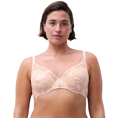 Chantelle Idyll Plunge Spacer Bra - Taffeta Pink