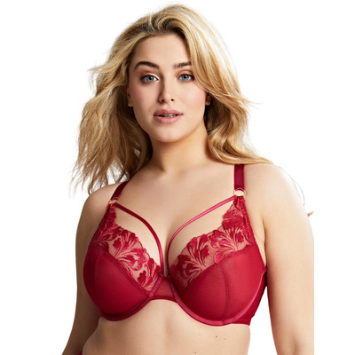 Sculptresse by Panache Jaida Plunge Bra - Scarlet