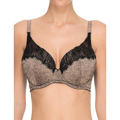 Ultimo Lyra Underwired Fuller Bust Plunge Bra - Dark Gold