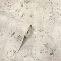 Soho Concrete Textured Heavyweight Vinyl Wallpaper Grey / Silver World of Wallpaper WOW168