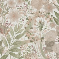 Secret Grove Vinyl Wallpaper Pink / Green Erismann 10506-05