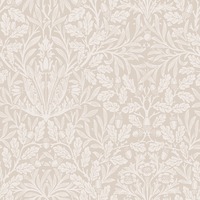 William Morris At Home Acorn Wallpaper Hessian 140491