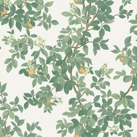Orange Tree Wallpaper Cream / Green Holden 14240