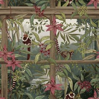 Comoro Wallpaper Light Wood Holden 91392