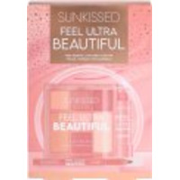 Sunkissed Feel Ultra Beautiful Gift Set Face Palette + Lip Liner + Lipstick