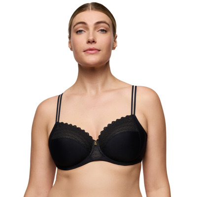 Prima Donna Twist Side Full Cup Bra - Charcoal
