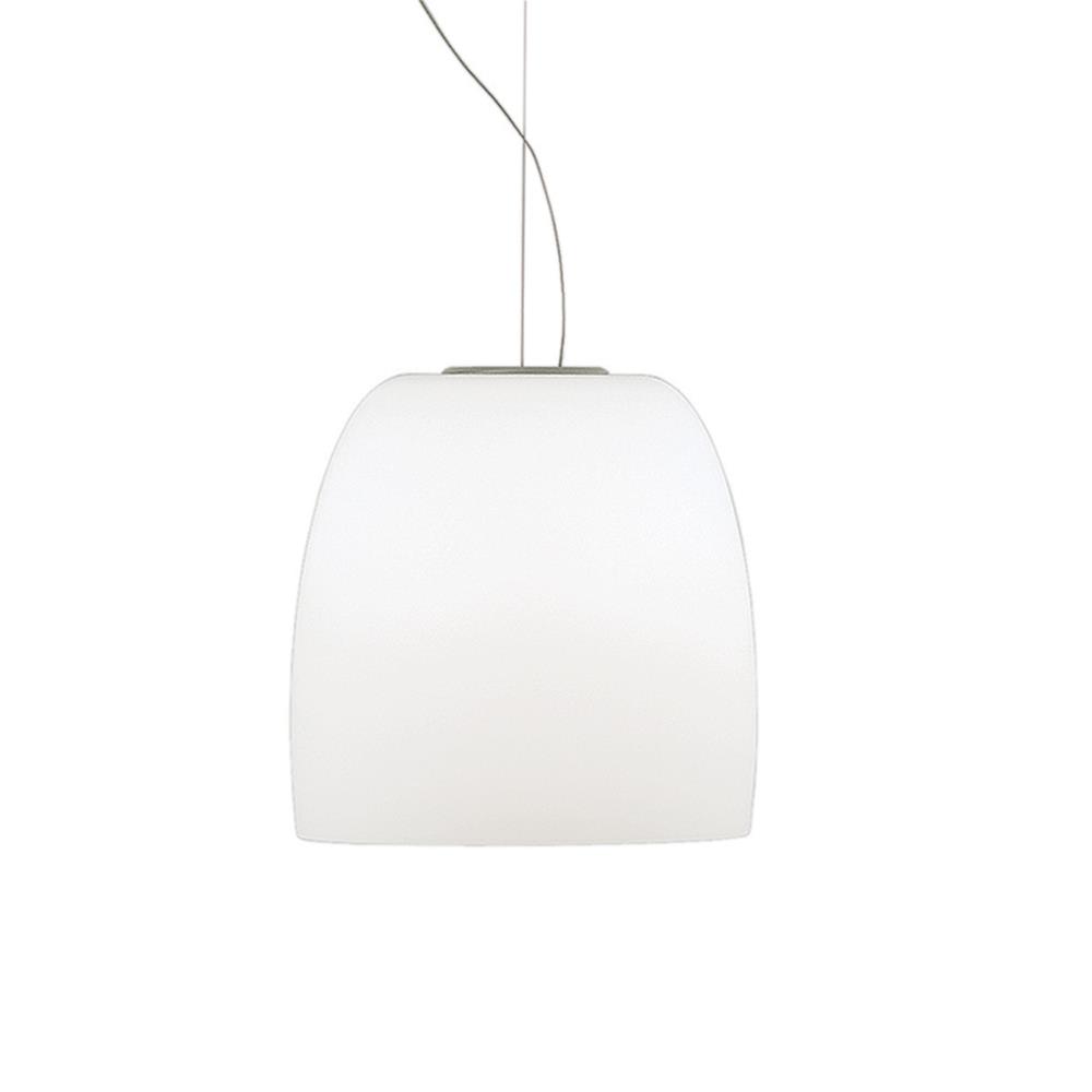 Prandina Glass Notte Pendant Opal White S1 Led Dimmable Designer Pendant Lighting