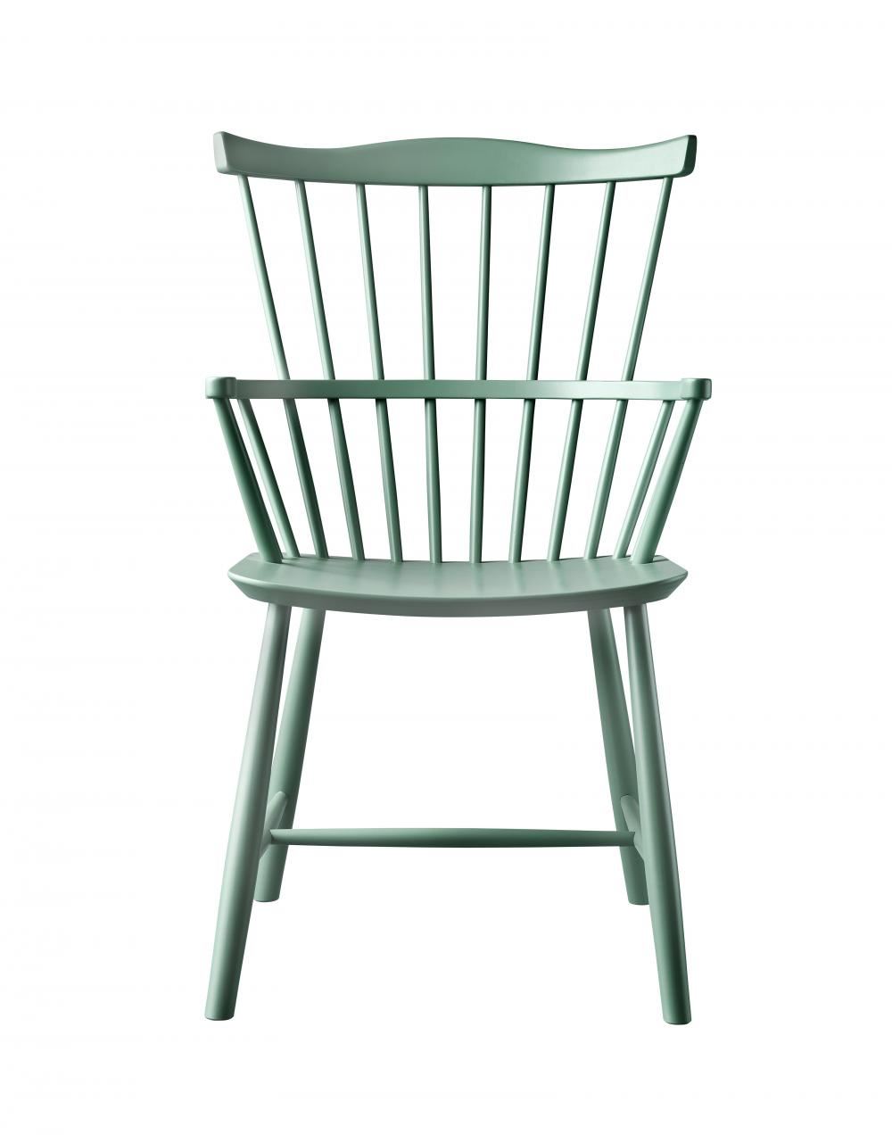 J52b Armchair Beech Dusty Green