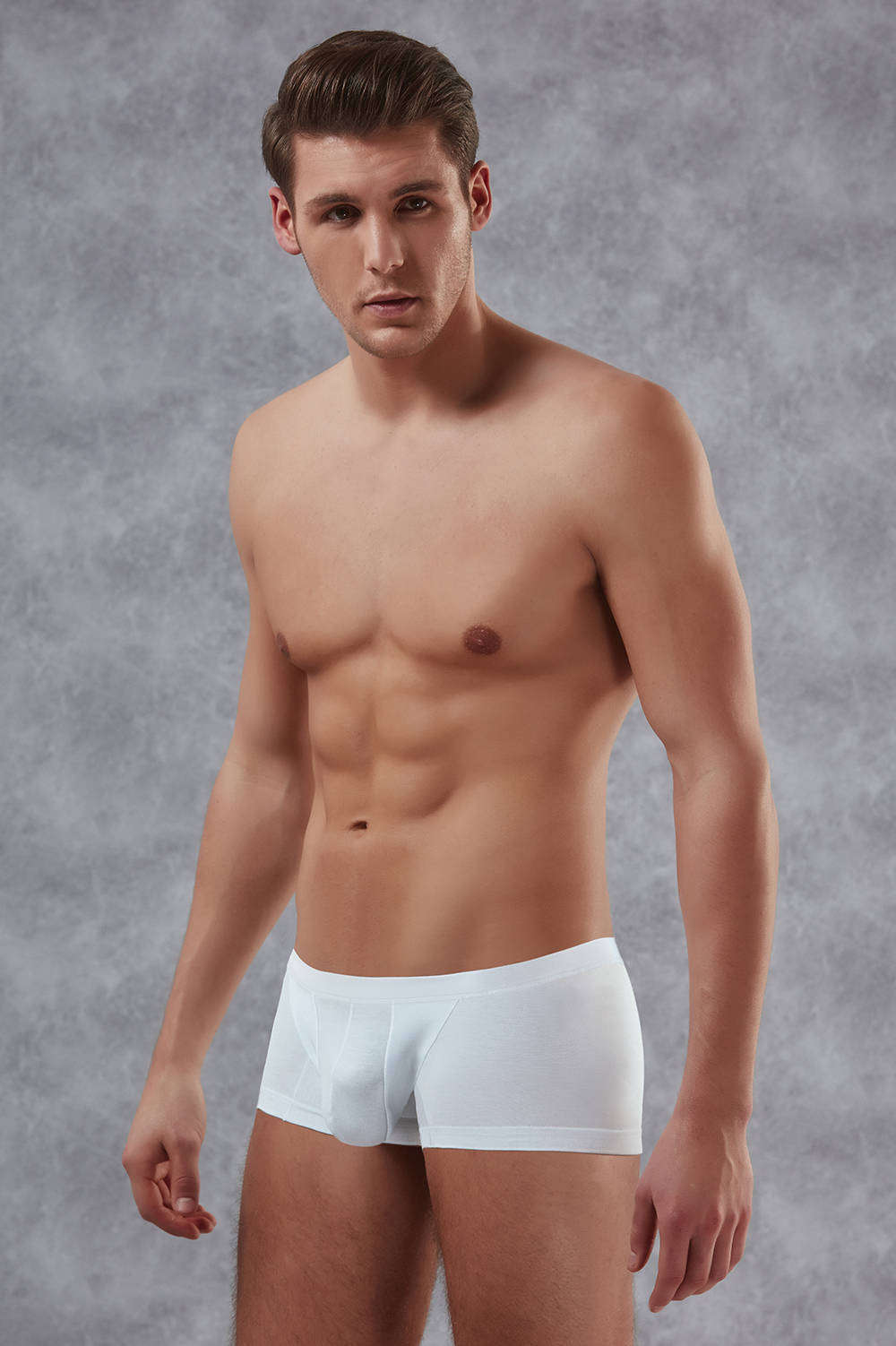 New men's underwear patented design in exclusive cotton fabric – low rise male hipster boxer briefs that separate and lift your boys. Shop now