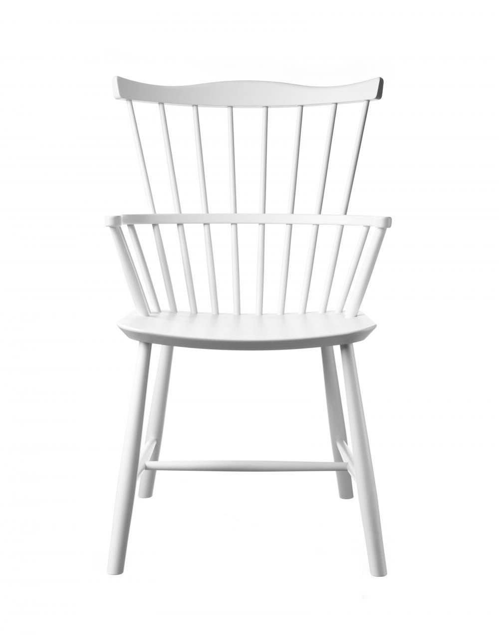 J52b Armchair Beech White