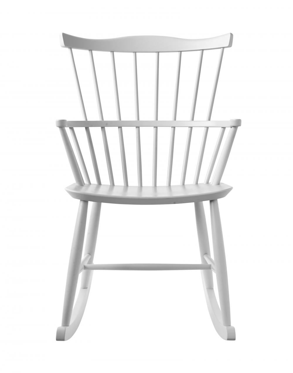 J52g Rocking Chair Beech White