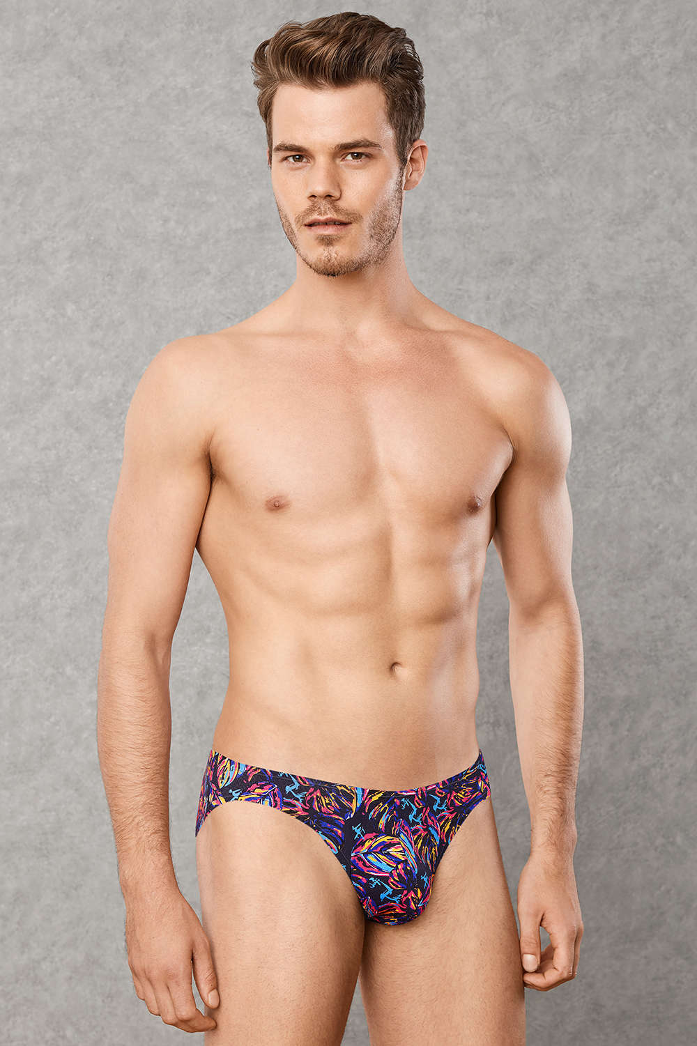 Shop gorgeous leaf print men's underwear briefs. Cotton modal mix male micro slip in a colourful print. Buy online today. Plain parcels