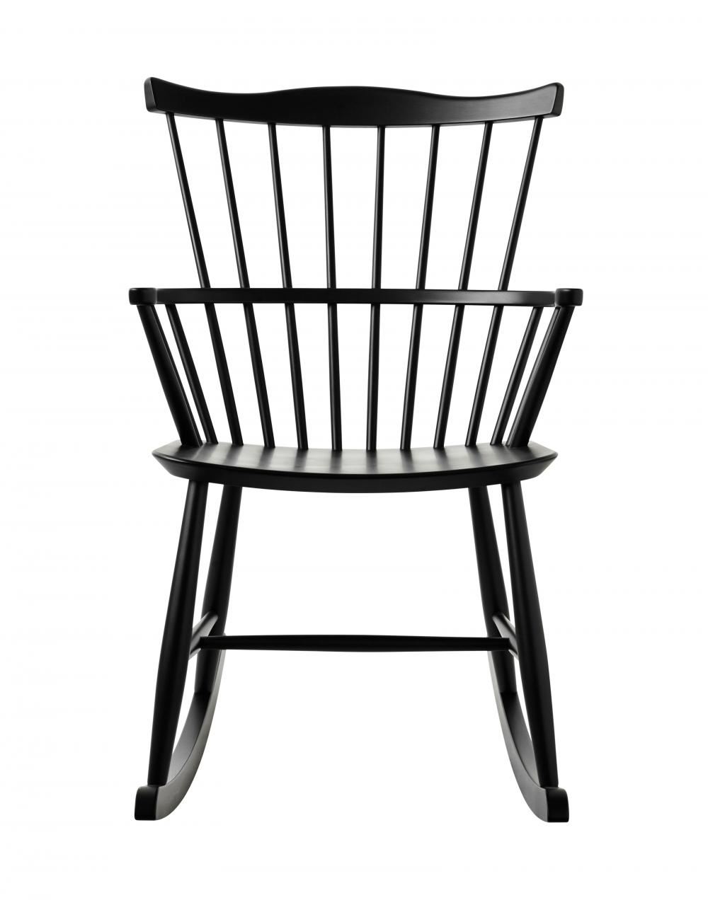 J52g Rocking Chair Beech Black