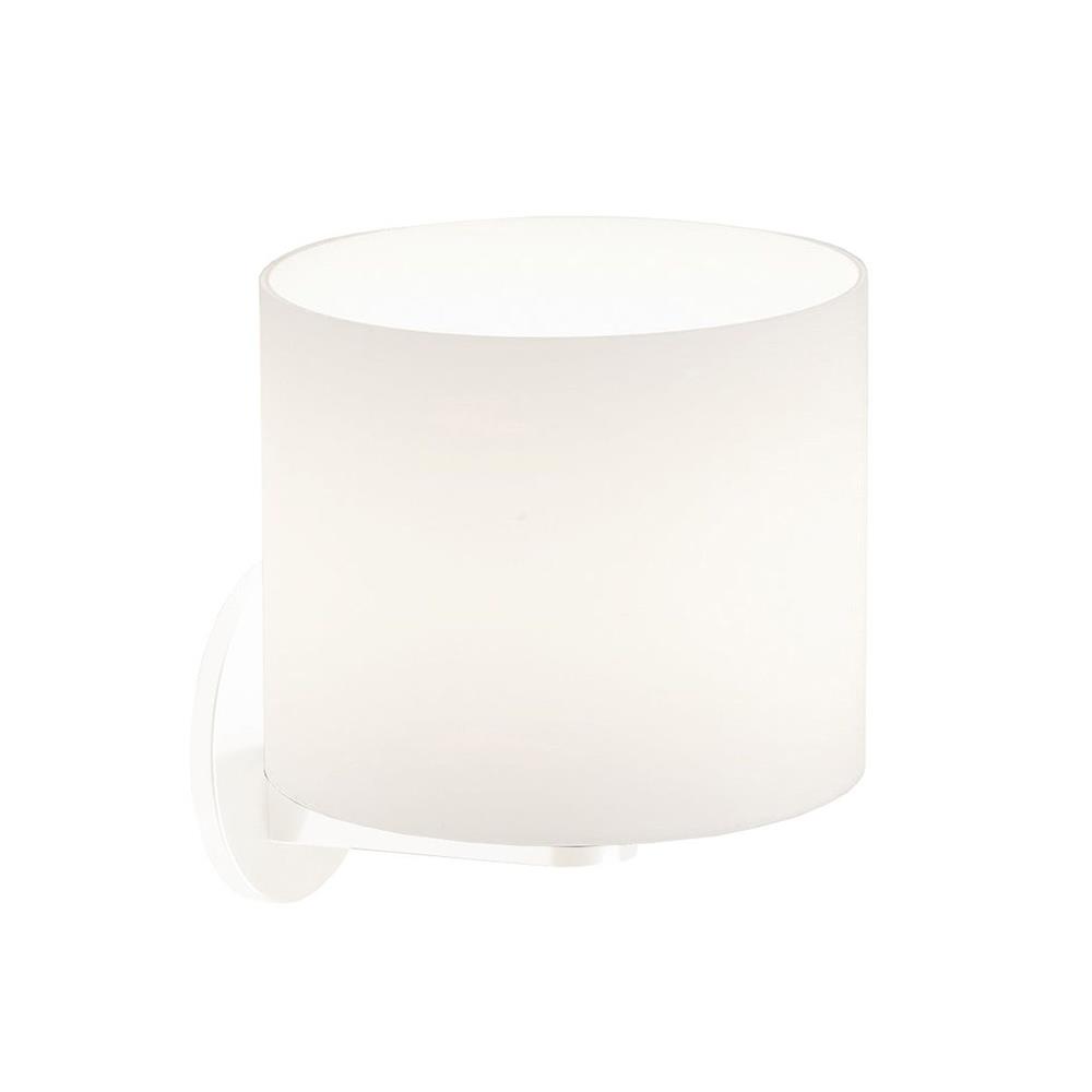 Cpl Mini Bathroom Wall Light W1 Glossy White Glass