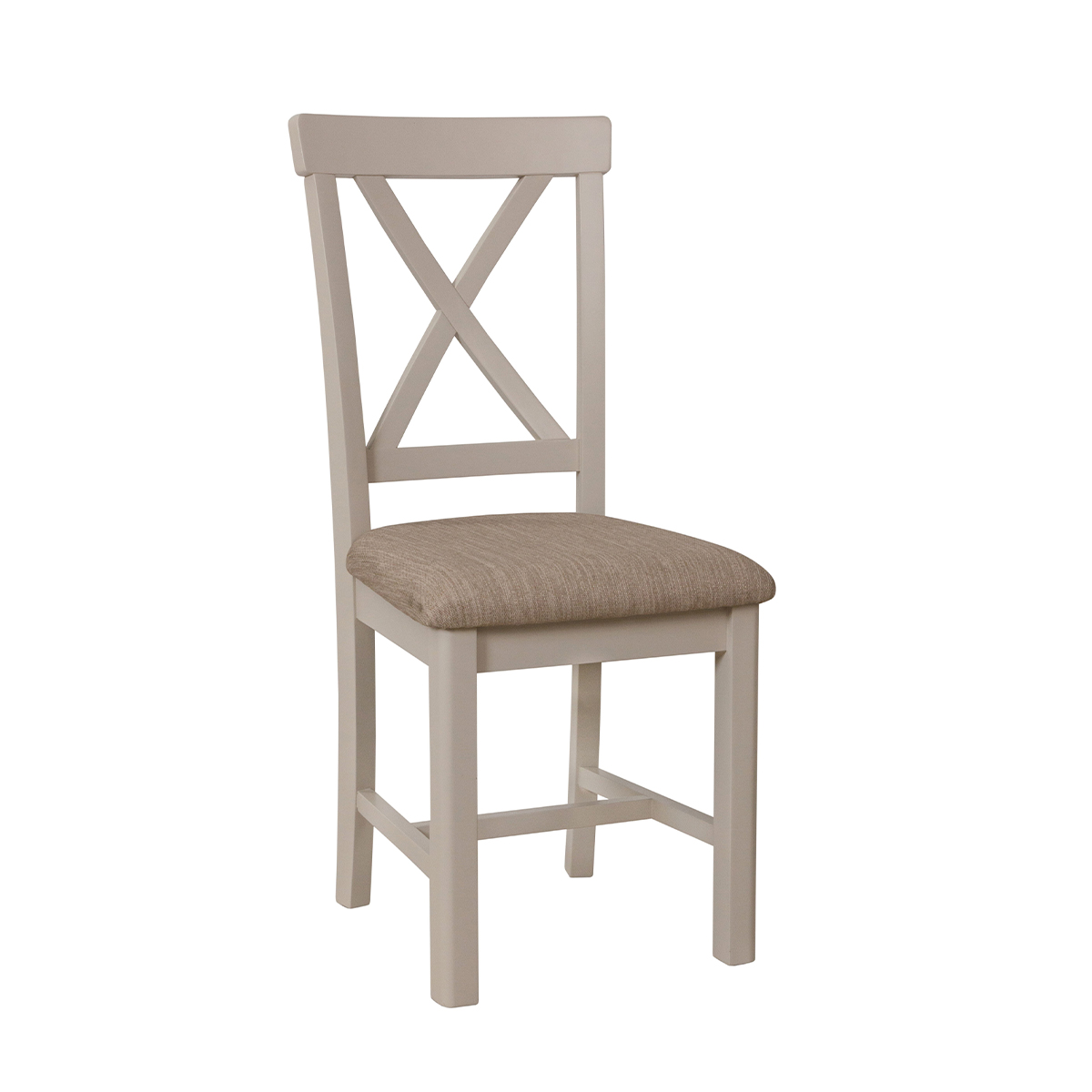 Charles Bentley Sandford Pair Of Dining Chairs Dove Grey