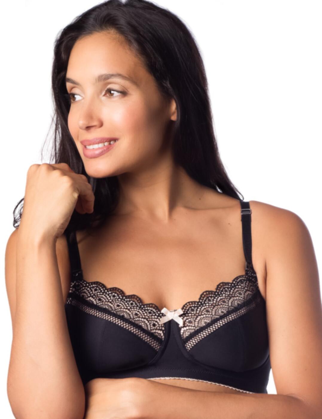The new Hotmilk Show Off bra offers both comfort and style. This beautiful, cotton lined maternity bra has non-wired soft cups to ensure fabulous comfort and support. Perfect for your everyday lingerie collection, the show off maternity bra has drop down cups to allow breastfeeding. The cups are also flexible to allow growth without discomfort! Fastening at the rear with a 6 hook and eye fastening, this bra will have you looking and feeling fabulous, whilst supporting you all the way through your pregnancy thanks to its widened straps.  Perfect for everyday, breastfeeding and special occasions! Chic and feminine design Underwired for additional comfort and support Widened straps for support Cotton lined cups for additional comfort Fastens at the rear by a 6 hook and eye fastening Detachable cups for breastfeeding Adjustable straps Listed in UK sizes  33722-62338-815415 SOJ Nursing Bra