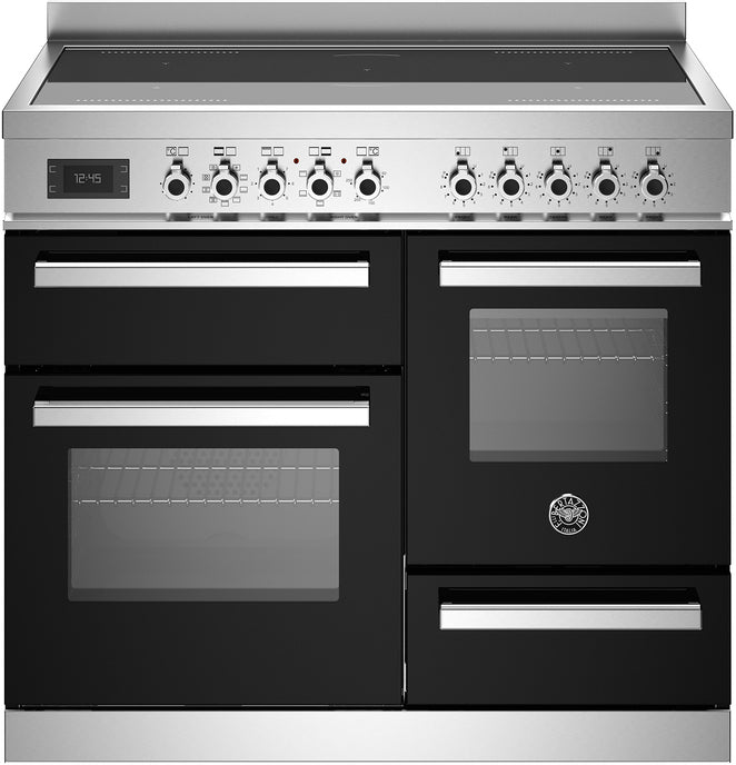 Bertazzoni Pro105i3enet Professional 100cm Induction Range Cooker Black