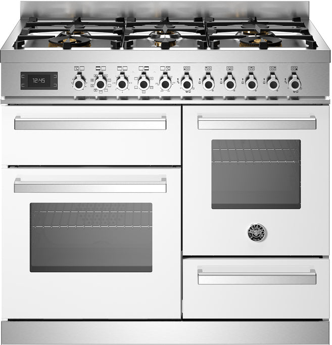 Bertazzoni Pro106l3ebit Professional 100cm Dual Fuel Range Cooker White