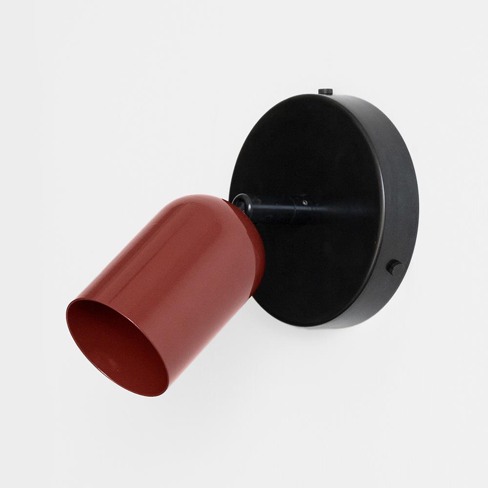 Spot Surface Mount Wall Light Oxide Red