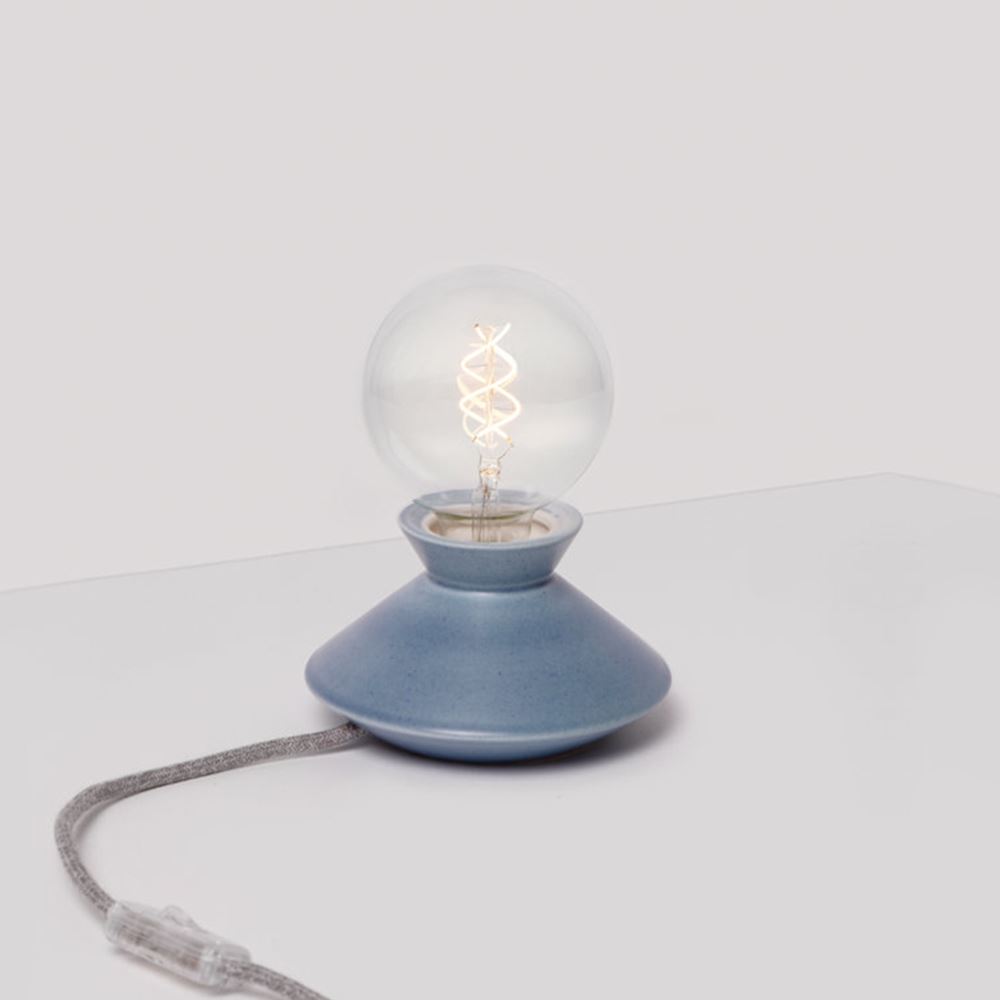 Foggy Ceramic Table Light Denim Blue