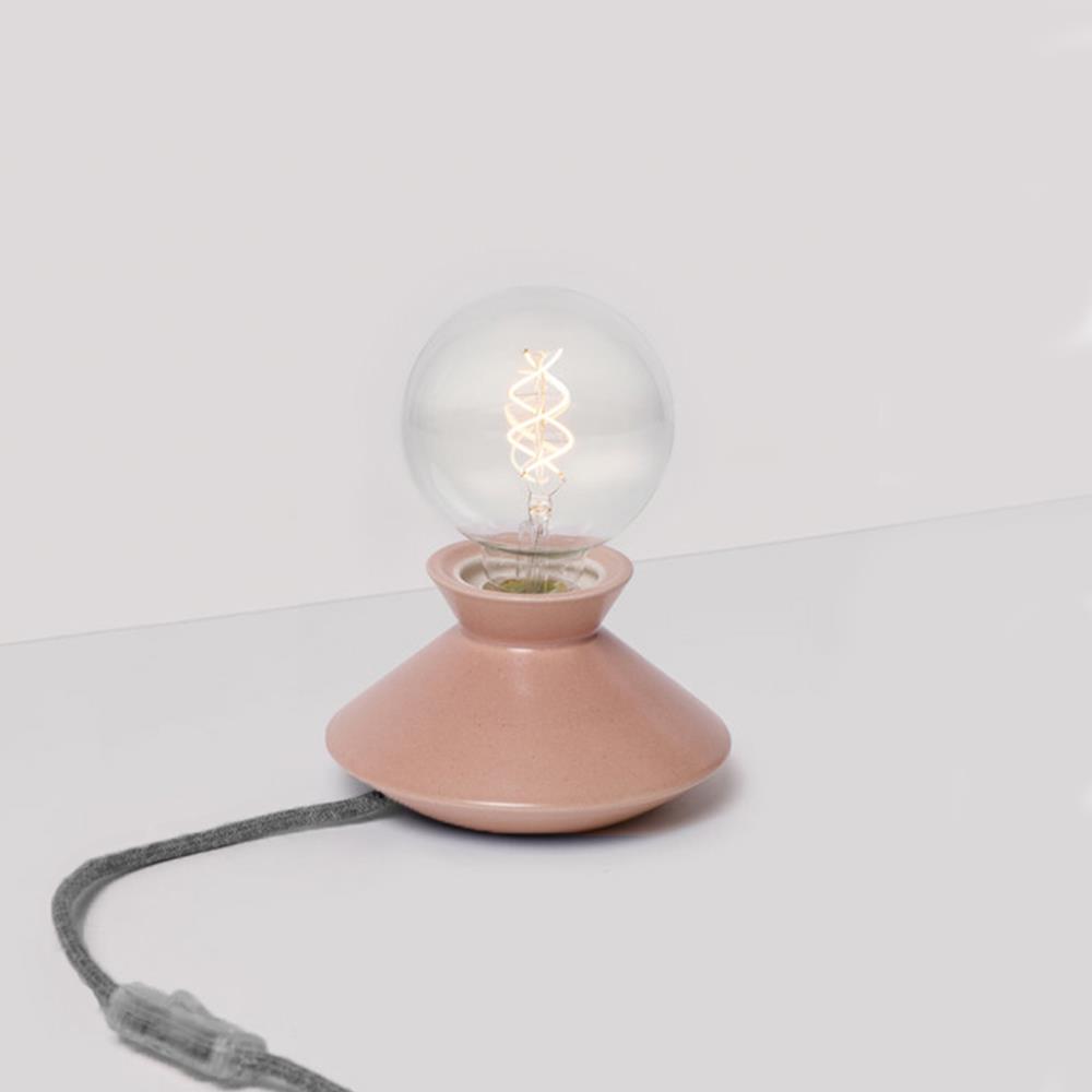 Foggy Ceramic Table Light Flamingo Pink