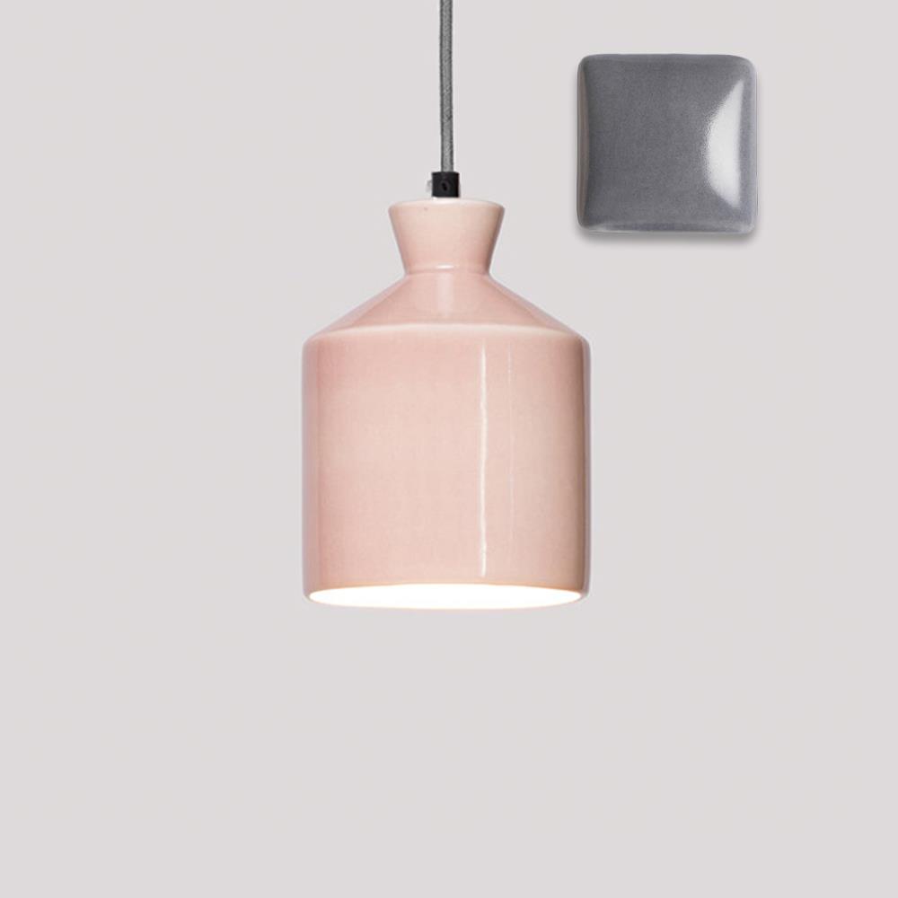 Patricia Lobo Bhuti Ceramic Pendant Short Grey Designer Pendant Lighting