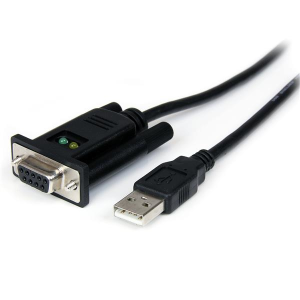 Startech.Com 1 Port Usb To Null Modem Rs232 Db9 Serial Dce Adapter Cable With Ftdi