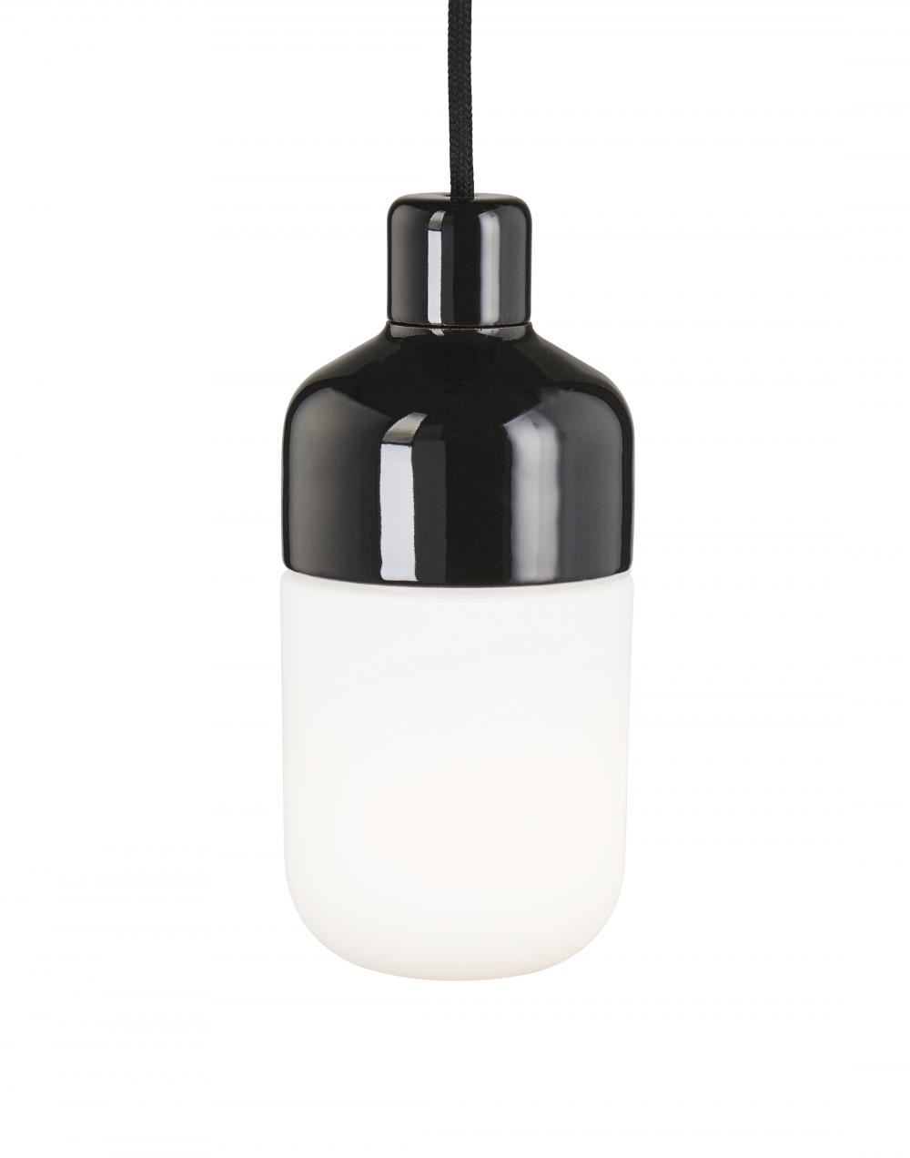 Ifo Electric Ohm Bathroom Pendant 215 Opal Glass Black Base Bathroom Lighting Designer Pendant Lighting