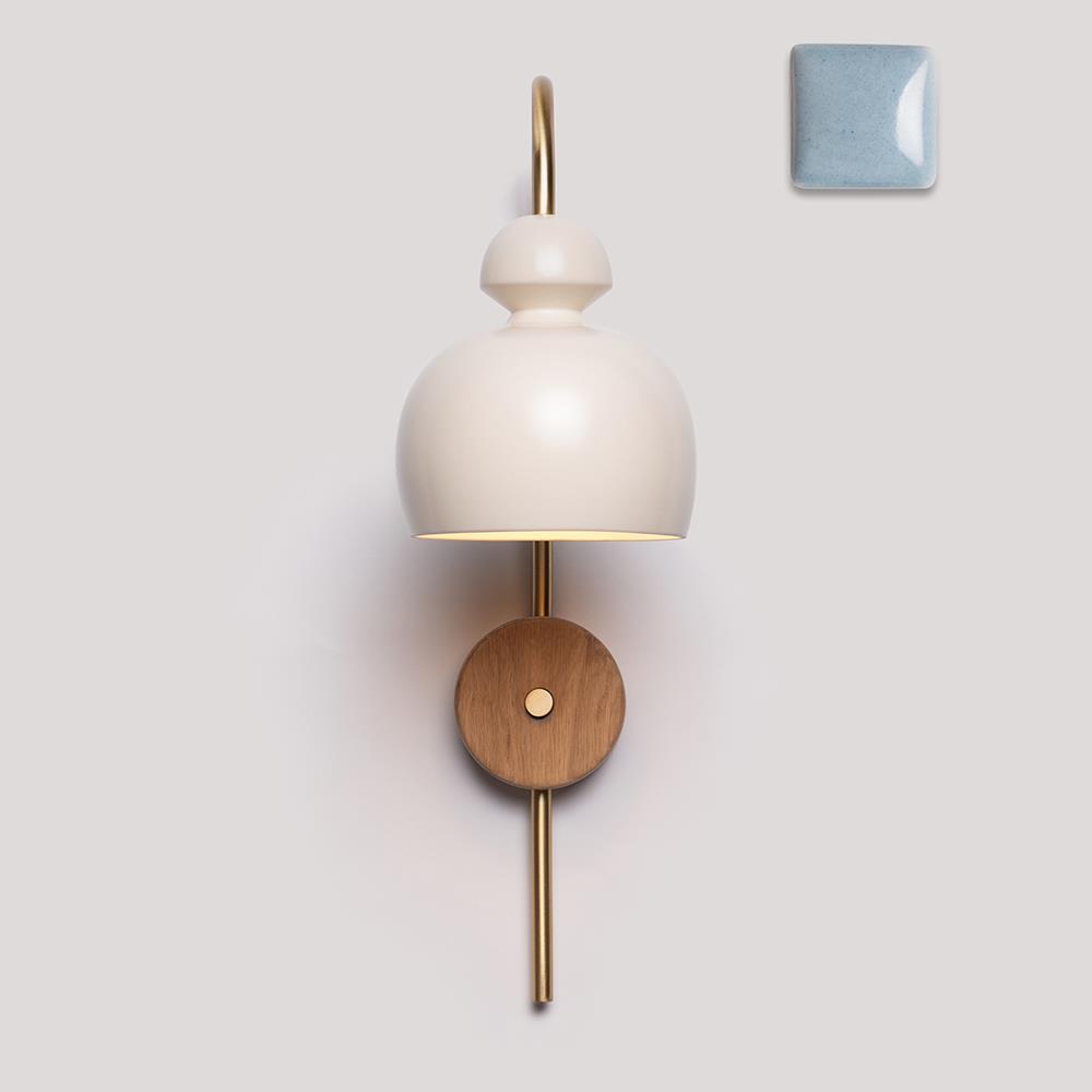 Mobo Wall Lamp Small Denim Blue Hardwired