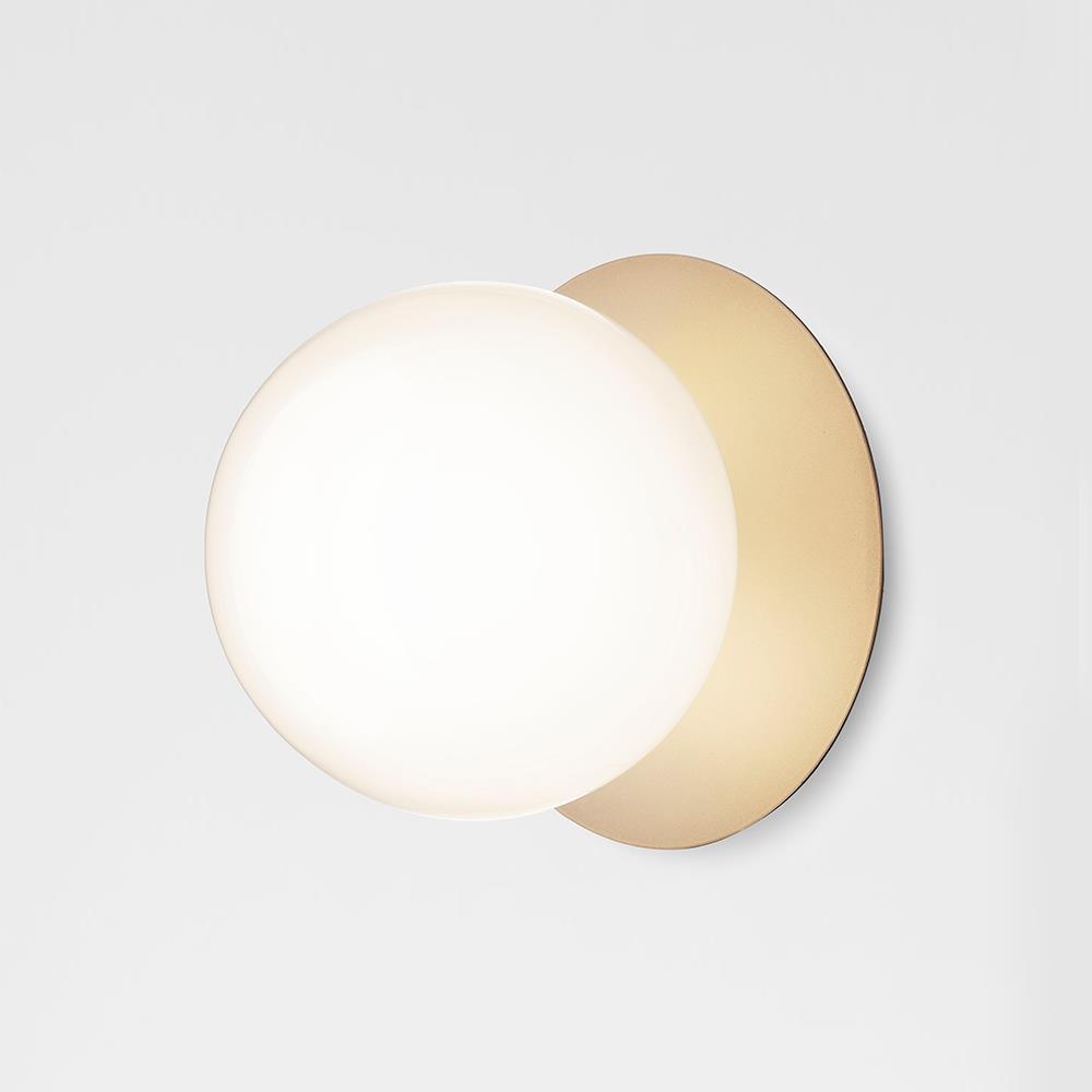 Liila Wall Ceiling Light Large Nordic Gold Opal White
