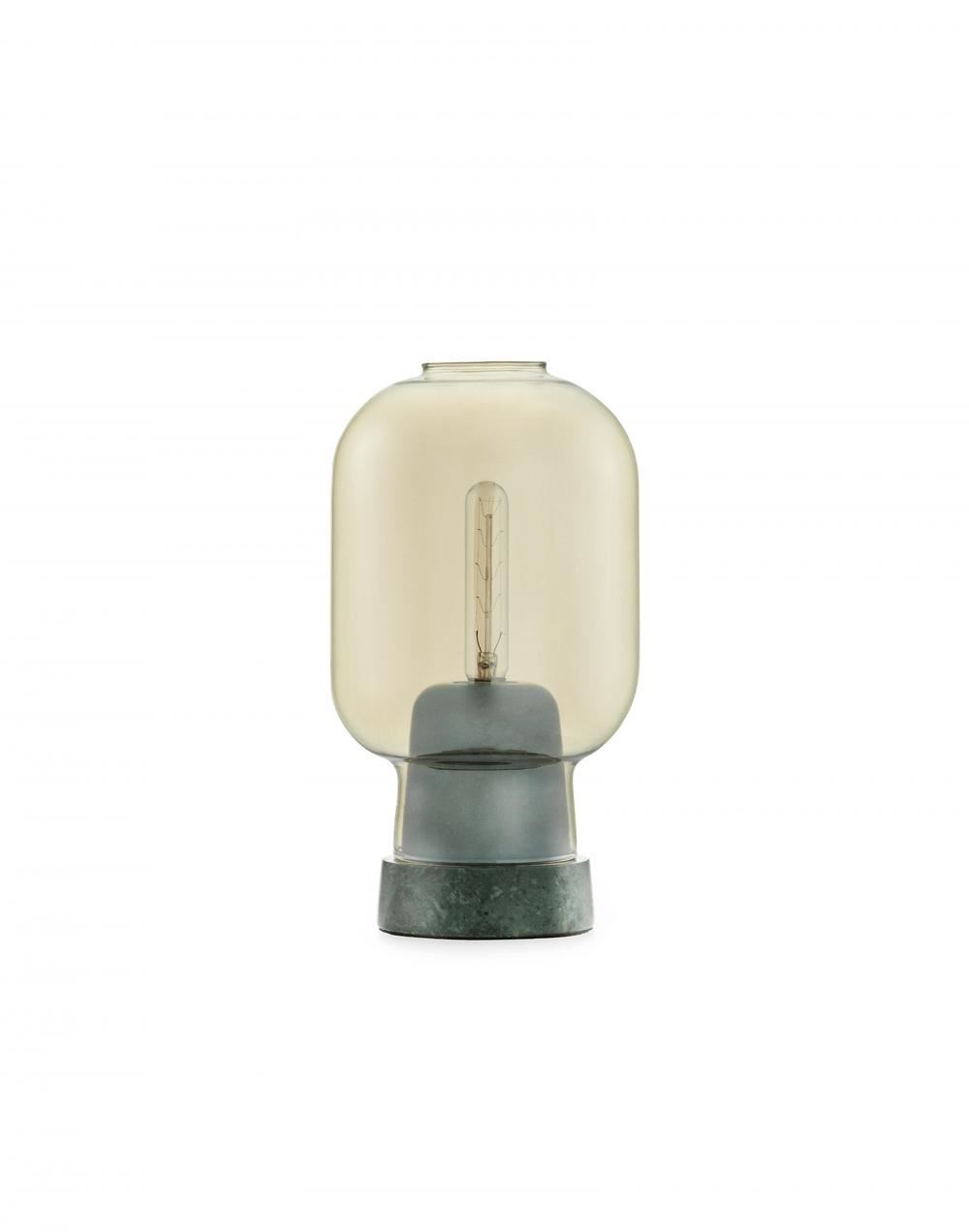 Amp Table Light Gold Green