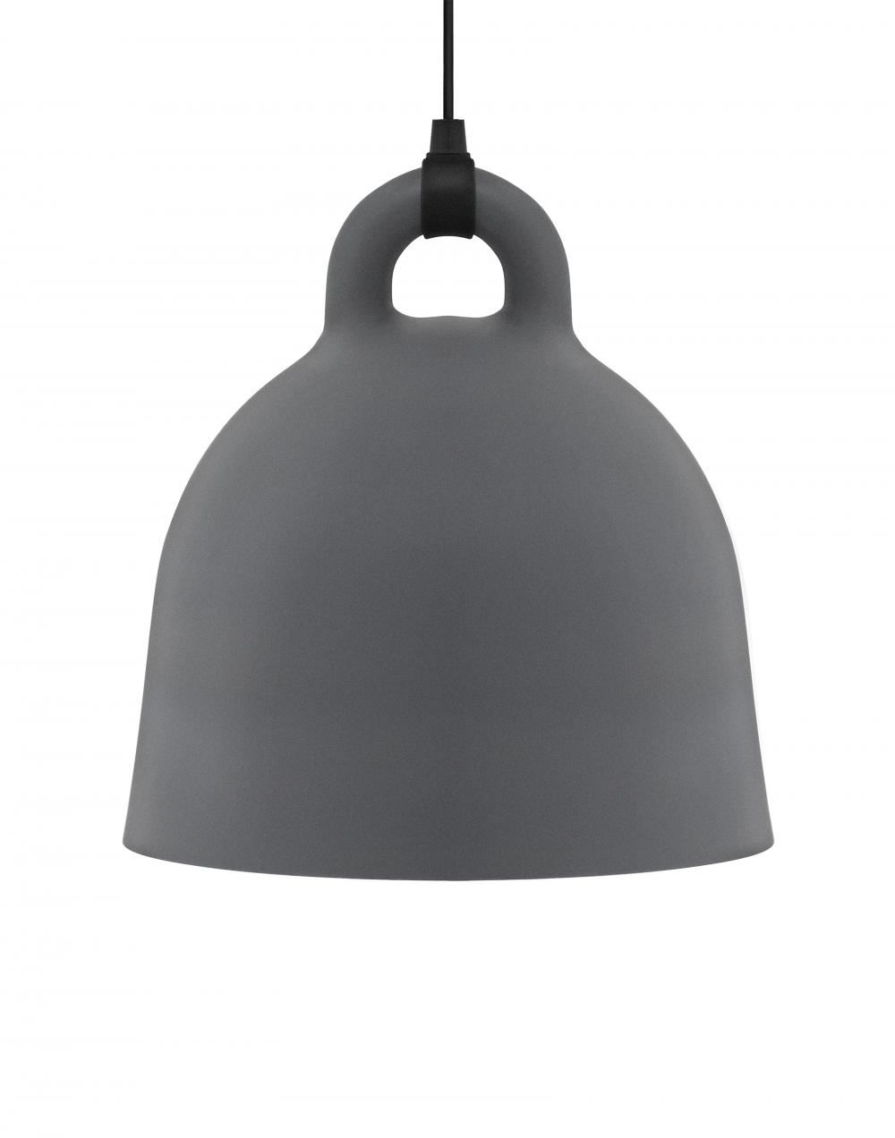 Bell Pendant Lamp Large Grey