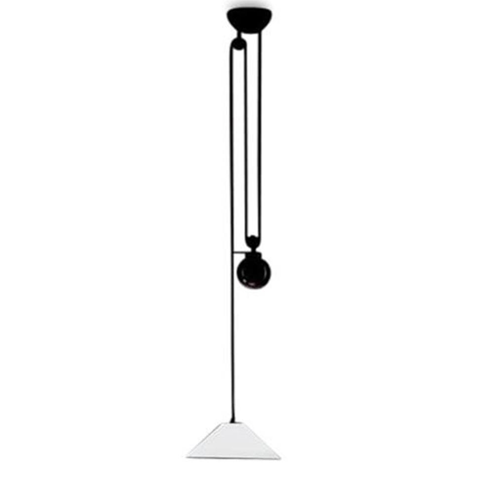 Artemide Aggregato Rise And Fall Pendant Aggregato Saliscendi 38cm Opal Cone Multi Designer Pendant Lighting