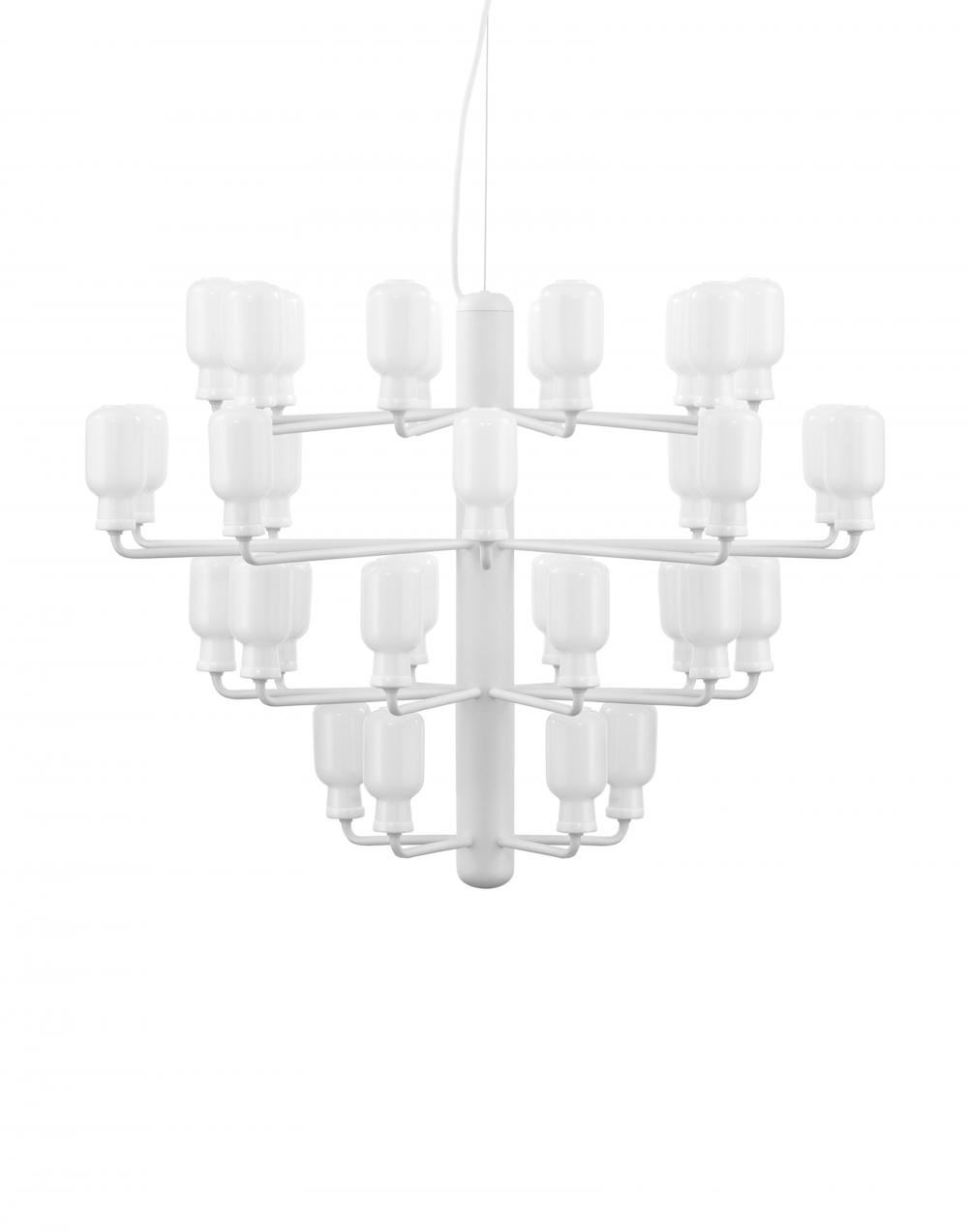 Amp Chandelier Large White White