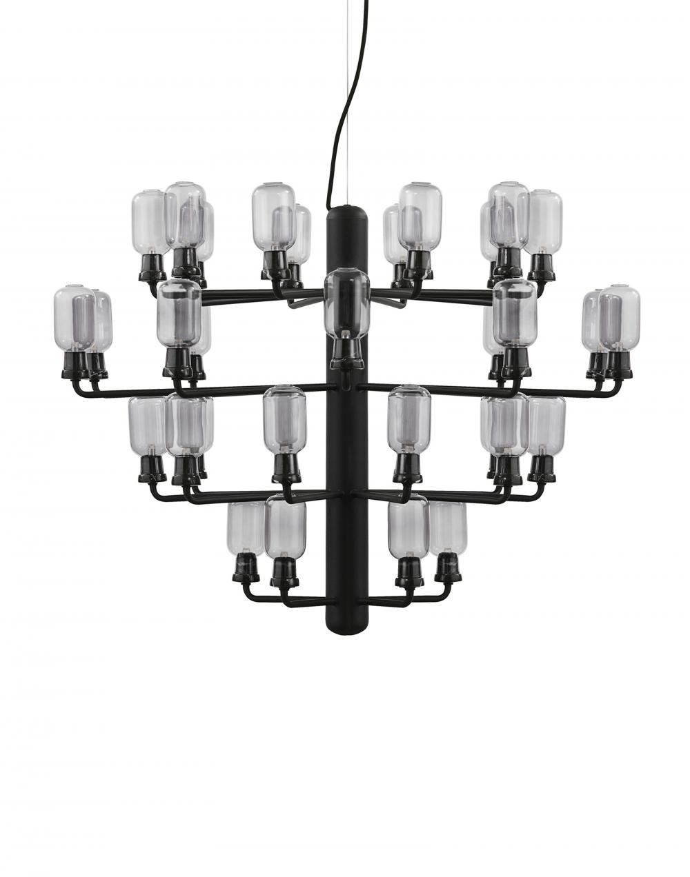 Amp Chandelier Large Smoke Black