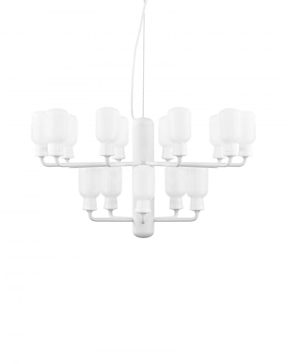 Amp Chandelier Small White White