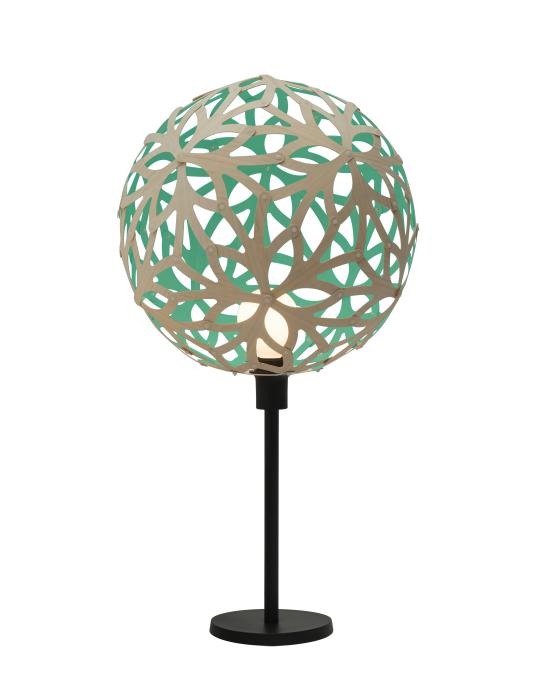 Floral Table Lamp Coloured 1 Side