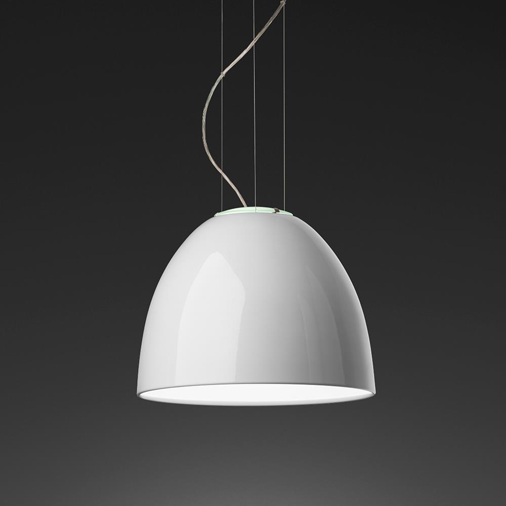 Artemide Nur Mini Pendant Gloss Black Designer Pendant Lighting