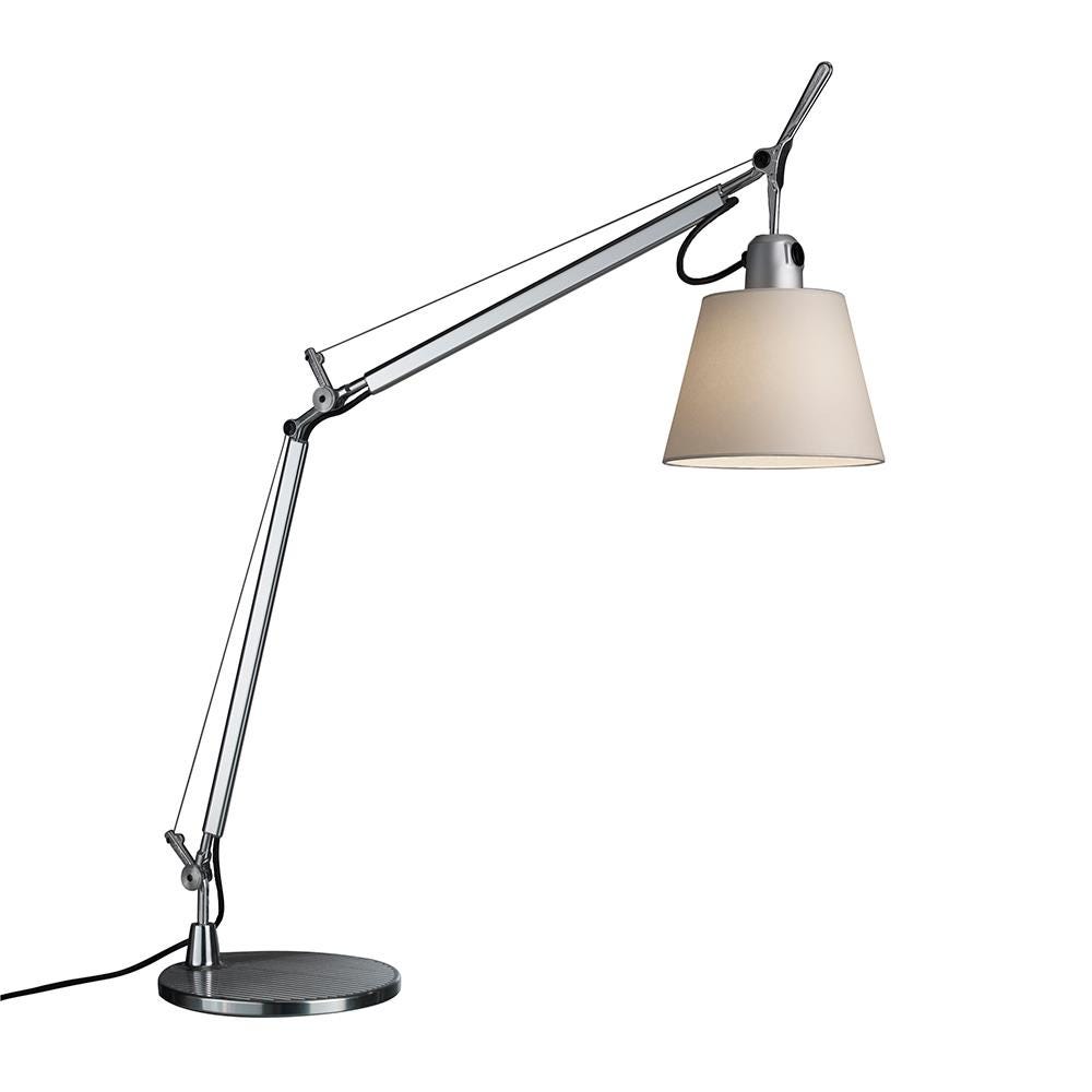 Tolomeo Basculante Table Lamp Aluminium Body Parchment Shade