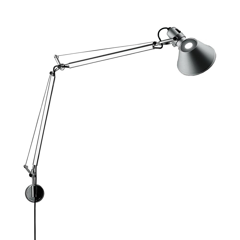 Tolomeo Micro Wall Light Anodized Blue Hardwired