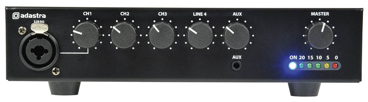 Image of 5 Channel 100V Mixer-Amp 90 Watts