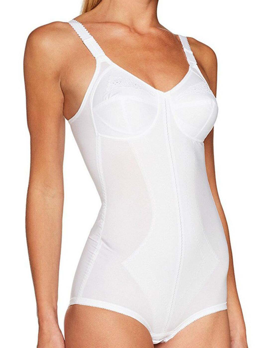 An everyday essential! Feel comfortable, supported and contoured in the all-new bodysuit, from the I Can't Believe It's A Girdle collection, by Playtex! With non-wired and non-padded cups, this bodysuit offers optimum comfort, without compromising on style. This bodysuit offers full coverage, to ensure you feel confident and comfortable throughout the day and also has adjustable straps for an individual fit.  Chic and elegant design Comfortable fit Gently sculpts body for a fabulous shape Non-wired design Non-padded cups Adjustable straps Composition: 57% Polyamide &pipe; 39% Elastane &pipe; 3% Polyester &pipe; 1% Cotton Listed in UK sizes  37652-69063-935197 P2858 Bodysuit