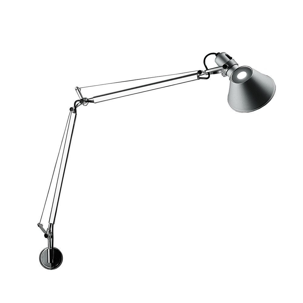 Tolomeo Wall Light Black Wall Support Plug Switch And Cable
