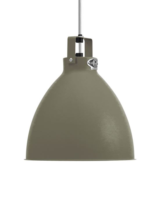 Medium Jielde Augustin Pendant Khaki Matt White Green Designer Pendant Lighting